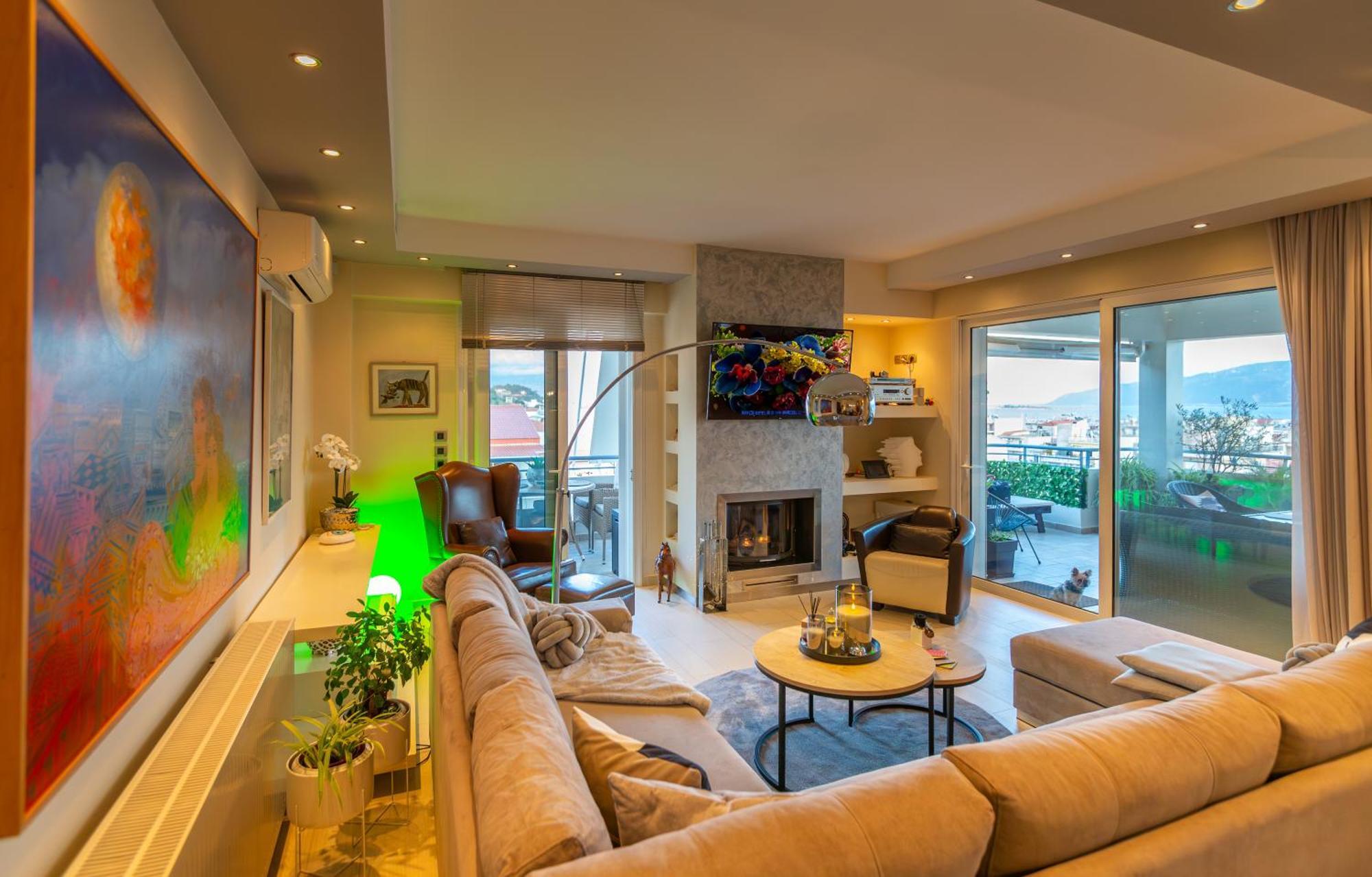Penthouse Apartment Nafpaktos Ngoại thất bức ảnh